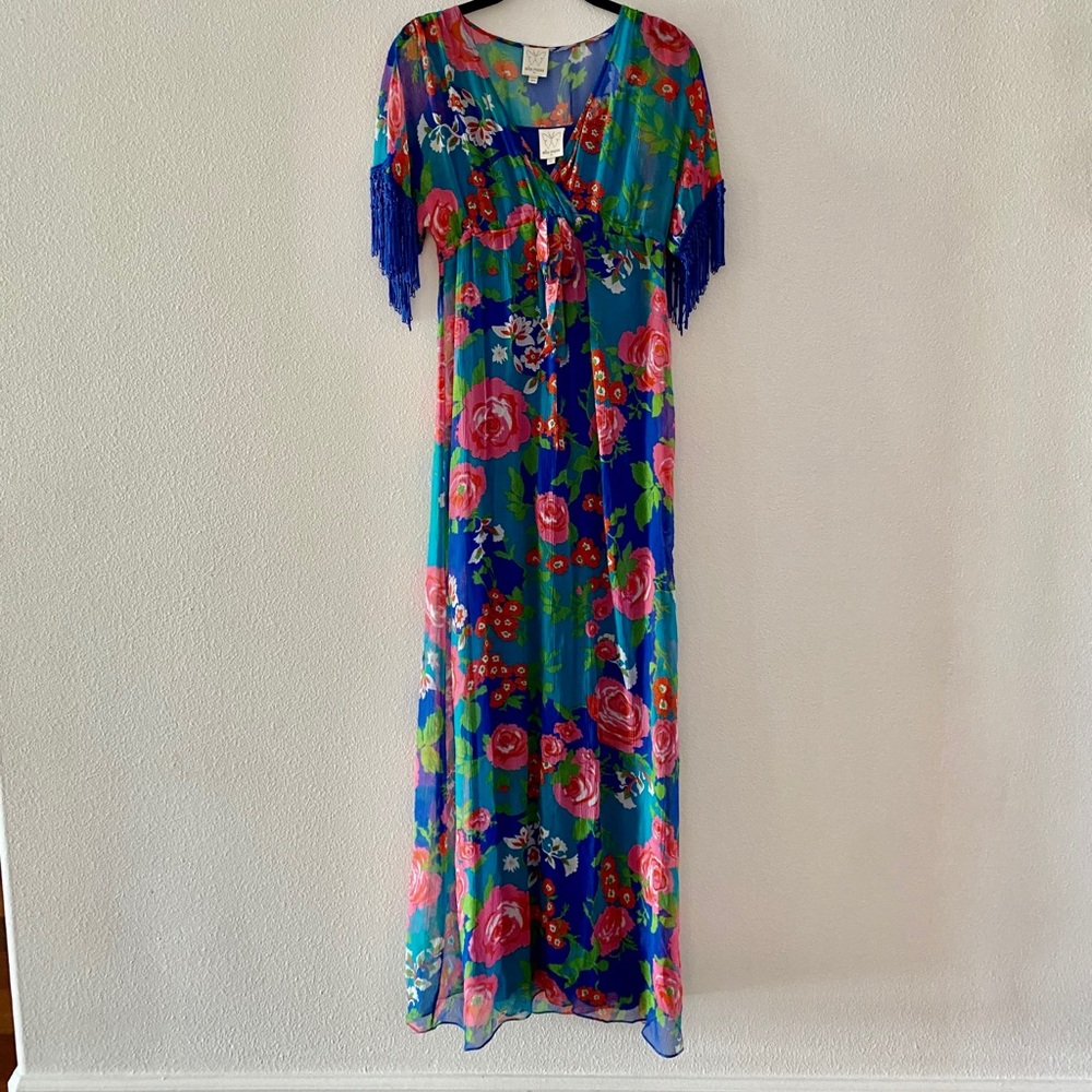 Elle Moss Floral Maxi Dress
